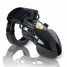 Mystim Pubic Enemy No 2 Black Edition - Adjustable Electro Chastity Cage Mystim Pubic Enemy No 2 Black Edition - Adjustable Electro Chastity Cage