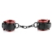 Sportsheets Saffron Adjustable Hog Tie & Cuff Set, Red-Black, Vegan Leather