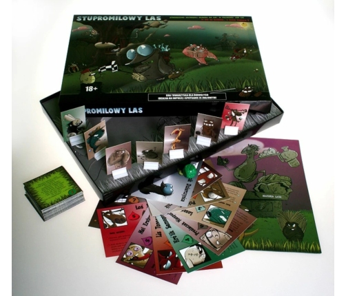 Stupromilowy Las Party Board Game - Humorous Absurd Challenge Edition