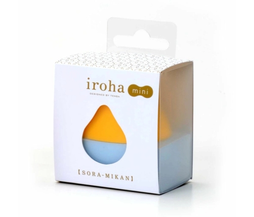 Iroha by Tenga Sora Mikan Mini Massager Orange Waterproof Pocket-Size