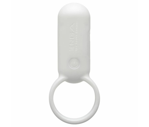 Tenga SVR Smart Vibe Ring Pearl White - Pierścień wibrujący USB, wodoodporny