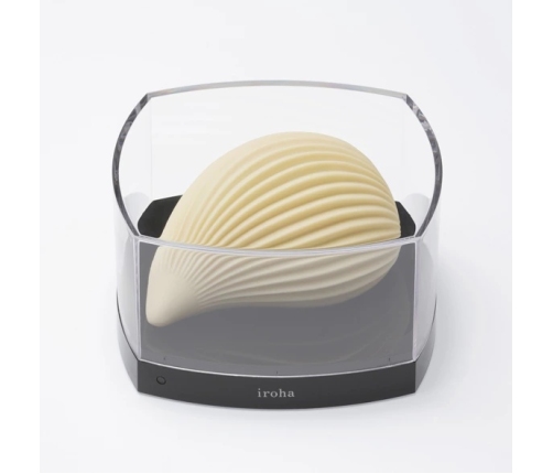 Iroha by Tenga Kushi Creme Soft Silicone Vibrating Device Waterproof