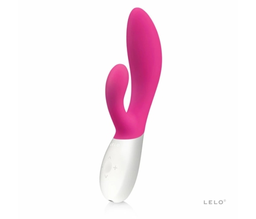 LELO Ina Wave Cerise - Dual Motor Silicone Massage Device, Pink