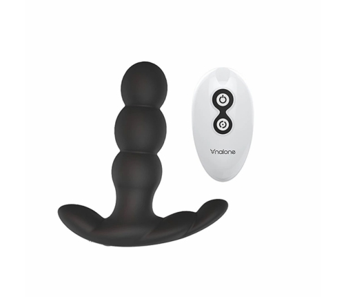 Nalone Pearl Black - Rotating Remote-Controlled Massager, 12.5 cm