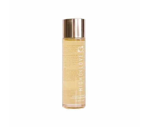 HighOnLove Massage Oil Strawberries & Champagne 120ml - Nourishing Formula