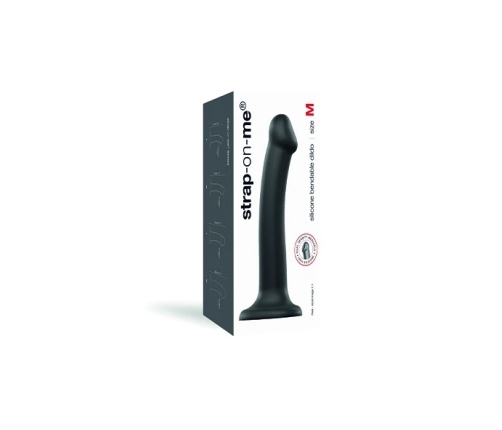 Strap-On-Me Bendable Dual Density Czarny M silikonowy model intymny
