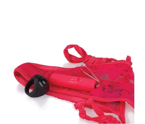 The Screaming O My Secret Remote-Controlled Panty Vibe Red, Adjustable Fit