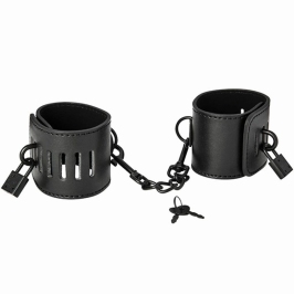 Sportsheets Shadow Locking Cuffs Adjustable Restraint 25cm Black