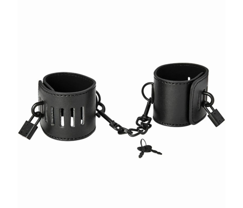 Sportsheets Shadow Locking Cuffs Adjustable Restraint 25cm Black