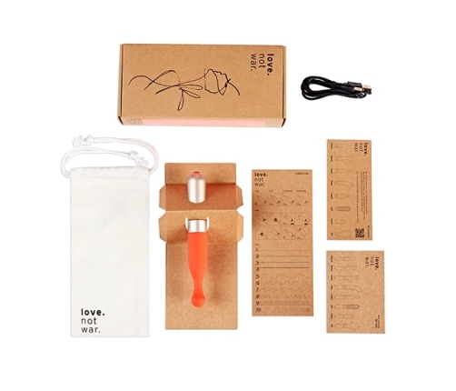 Love Not War - Meile Orange