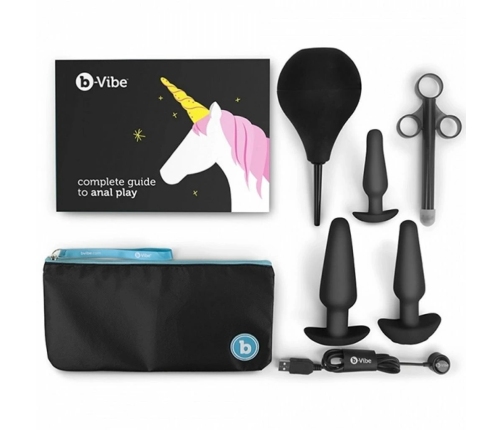 B-Vibe - Anal Training & Education Set Black