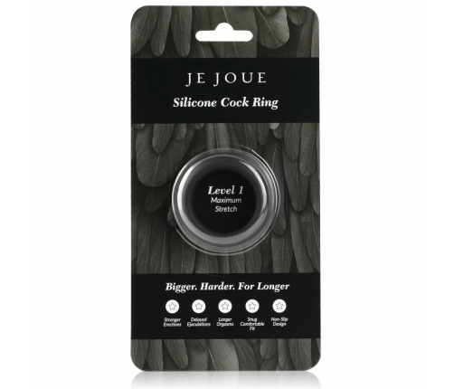 Je Joue - Silicone C-Ring Maximum Stretch Black