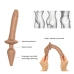 Strap-On-Me - Switch Plug-in Realistic Dildo Caramel XXL