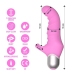 FeelzToys Fonzie Violet Silicone Dual-Stimulation Model 16cm