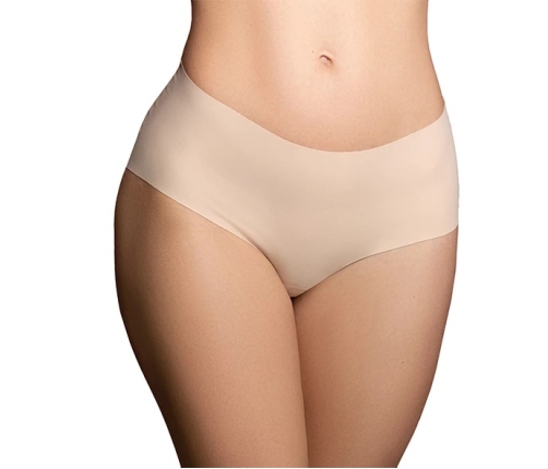 Bye Bra - Invisible High Brief Nude + Black XL