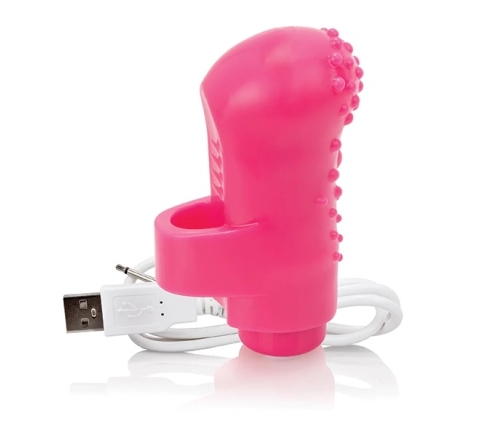 Screaming O Charged FingO Pink - Kompaktowy model z 10 trybami pracy