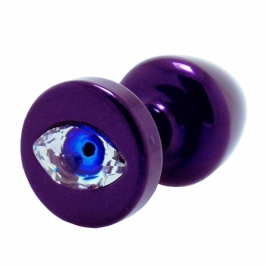 Diogol Anni R Eye Aluminium Plug Purple Crystal 25mm