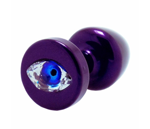 Diogol Anni R Eye Aluminium Plug Purple Crystal 25mm