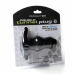 Perfect Fit - Double Tunnel Plug Large Black