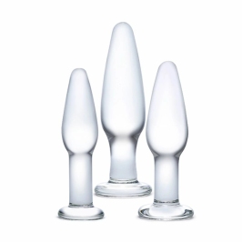 Glas Anal Training Set - 3-Piece Glass System, Graduated Sizes