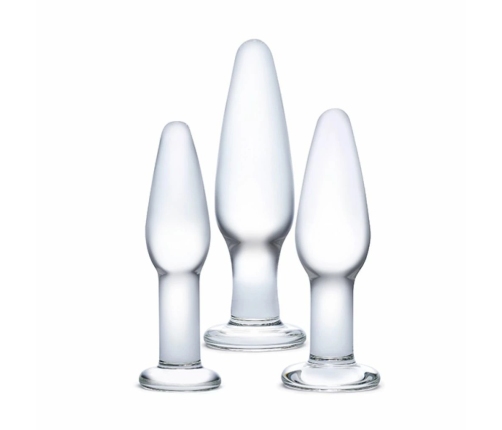 Glas Anal Training Set - 3-Piece Glass System, Graduated Sizes