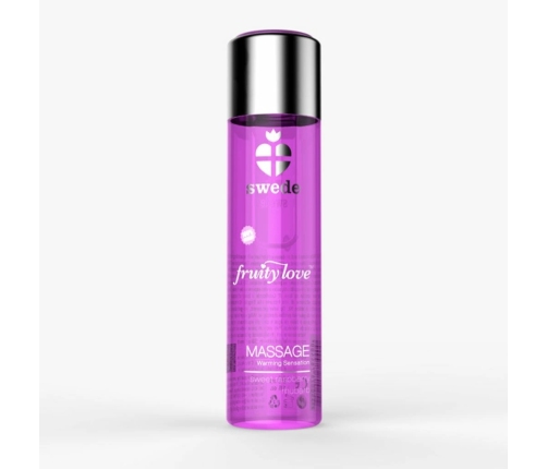 Swede Fruity Love Massage Lotion Sweet Raspberry Rhubarb 120ml Vegan