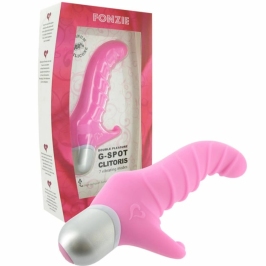 FeelzToys Fonzie Violet Silicone Dual-Stimulation Model 16cm