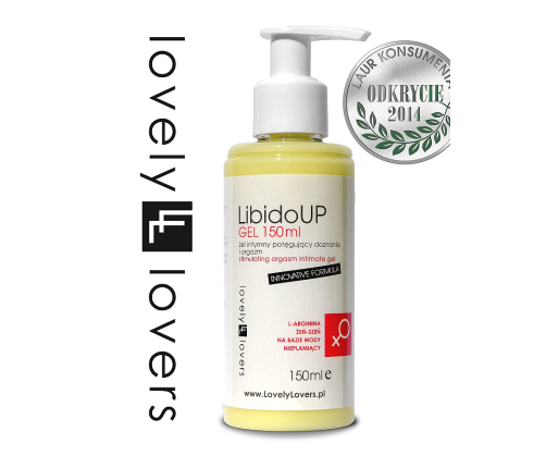 Lovely Lovers LibidoUP Gel 150ml - żel intymny z żeń-szeniem i L-argininą