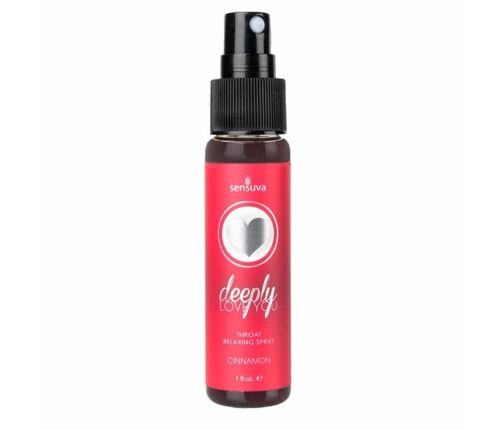 Sensuva Deeply Love You Cinnamon Flavored Throat Relaxing Spray 30 ml