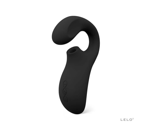 LELO - ENIGMA DOBLE ESTIMULACIÓN SUCCION MASAJEADOR NEGRO