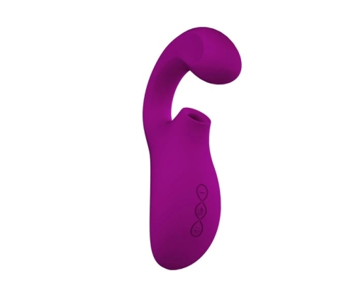 LELO - ENIGMA DOBLE ESTIMULACIÓN SUCCION MASAJEADOR MORADO