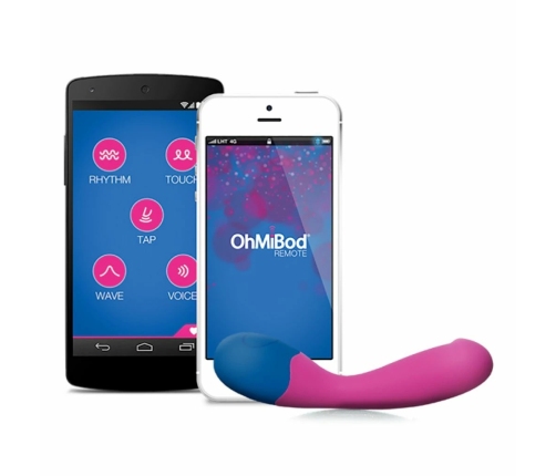 OhMiBod Nex 2 App-Controlled G-Spot Device Blue Rechargeable
