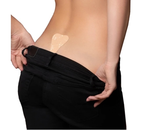 Bye Bra Adhesive Lace Thong Nude | Invisible, Reusable, One Size