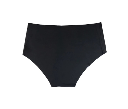 Bye Bra - Invisible High Brief Nude + Black XL