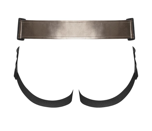 Strap-On-Me Curious Leatherette Harness - Adjustable, Soft, Black