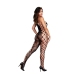 Baci Off-Shoulder Bodystocking One Size - Seamless Mesh Design