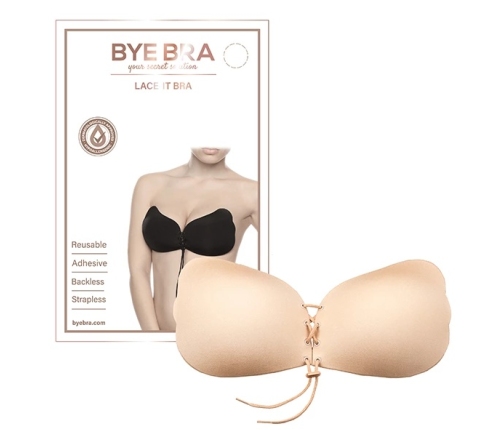 Bye Bra - Lace-It Bra Cup B Nude
