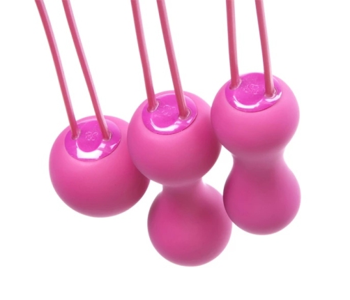 Je Joue Ami Kegel Balls Set Fuchsia - 3-Piece Progressive Training Kit