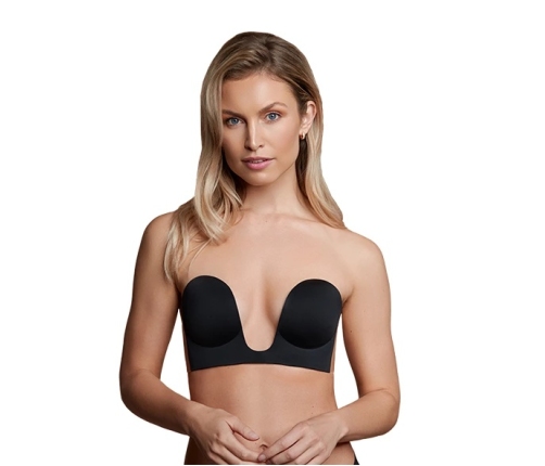 Bye Bra - Seamless U-Style Bra Cup A Black