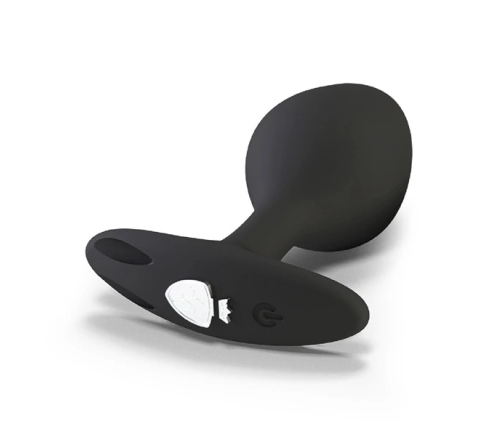 Mystim Rocking Vibe S Compact Silicone Intimate Massager Black