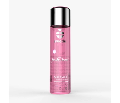Swede Fruity Love Massage Gel Sparkling Strawberry Wine 120ml Vegan