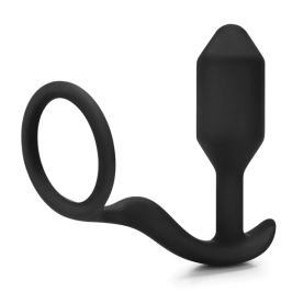 b-Vibe Snug & Tug Dual Sensation Silicone System 128g Black