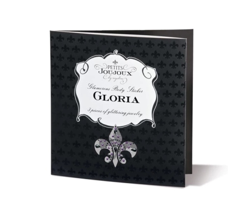 Petits Joujoux Gloria Body Jewelry Set Black & Purple, 300 Crystals