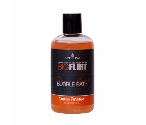 Sensuva Big Flirt Pheromone Bubble Bath Lust in Paradise 237 ml - płyn z feromonami i olejkami
