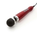 DOXY Number 3 Die Cast Wand Massager Candy Red Lightweight 28cm