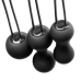 Je Joue Ami Progressive Kegel Ball Set Black Silicone 3-Piece