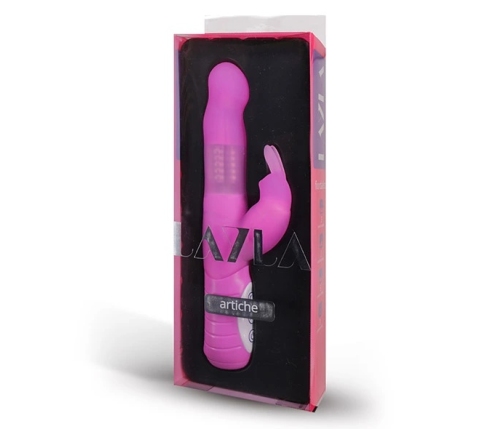 Layla Artiche Pink Silicone Rotating Intimate Device 21.5cm Waterproof