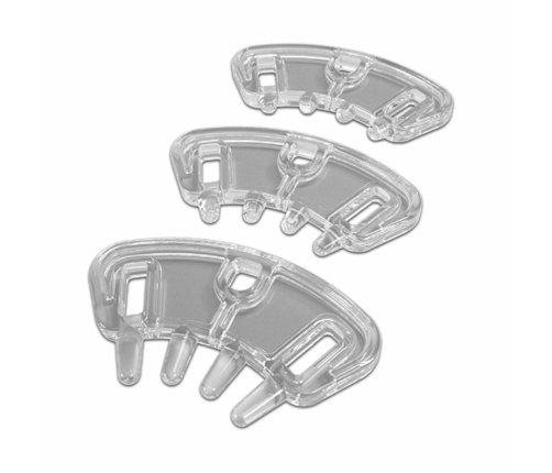 Mystim Fang Gang Spacers with Spikes - zestaw przekładek do Pubic Enemy 1/2