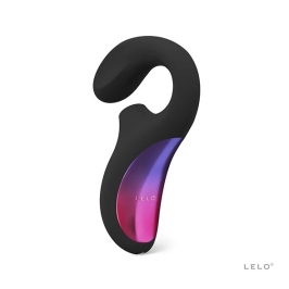 LELO - ENIGMA DOBLE ESTIMULACIÓN SUCCION MASAJEADOR NEGRO