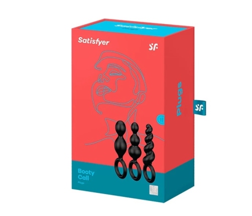 Satisfyer - Booty Call Plugs Black